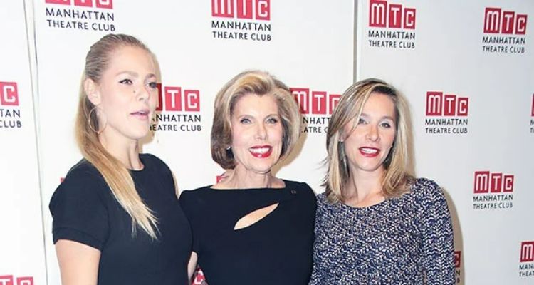 Isabel Cowles (right) with her mother Christine Baranski and younger sister Lily Cowles.